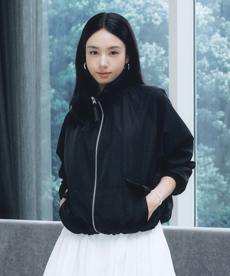 셀렙샵에디션 21일 배송 CELEBSHOP EDITION 넥 프릴 셔링점퍼 2089405142 200940_이미지