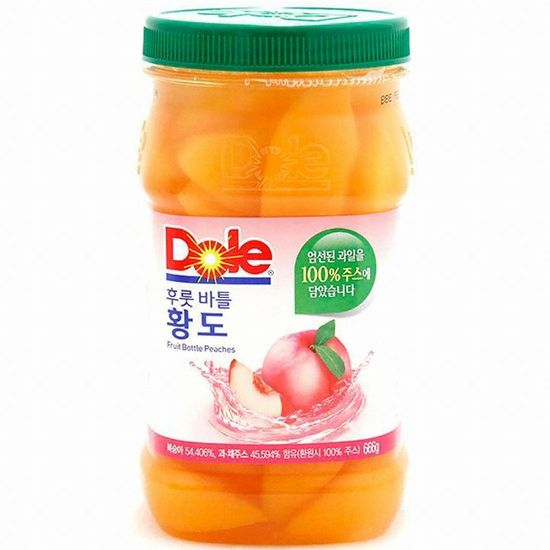Dole 후룻 바틀 황도 666g (3개)_이미지