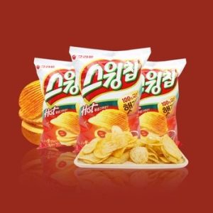 오리온 스윙칩 볶음고추장맛 110g (3개)