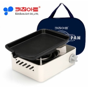 미니 로스트팬 가정용 고기불판 후라이팬 휴대용가방