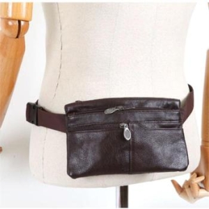 라일리 Rly 허리색 작은 크로스백 가방 가죽 브라운 힙색 9548924_이미지