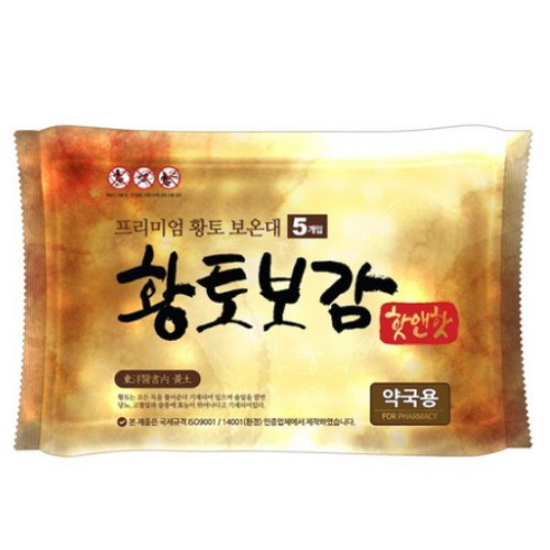 황토보감 프리미엄 보온대 핫팩 150g