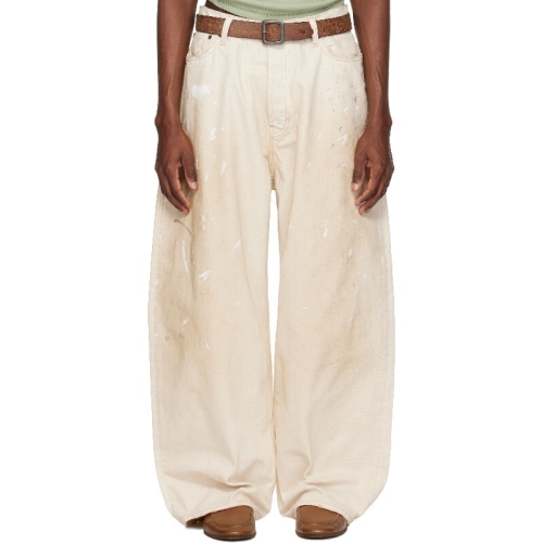 청바지 오프 화이트 루즈 핏 2023 데님 진 261129M186040