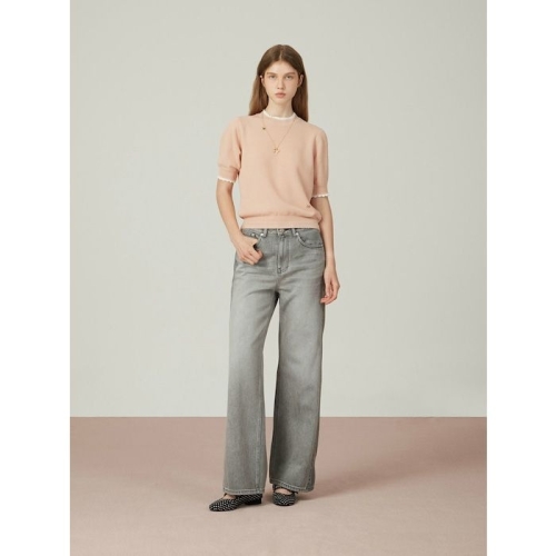 대현 듀엘 핸드자수 프릴 메탈 풀오버 COD253KSK007