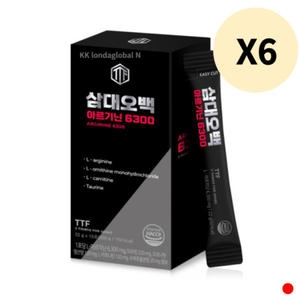 코스맥스바이오 뉴트리커먼 삼대오백 아르기닌 6300 15포 (6개)_이미지