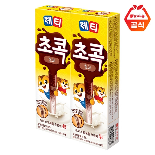 동서식품 제티 초콕 바나나맛 3.6g 10개입 (2개)