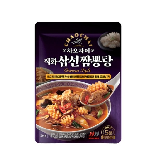 샘표식품 샘표 차오차이 직화 삼선짬뽕탕 450g (2개)_이미지