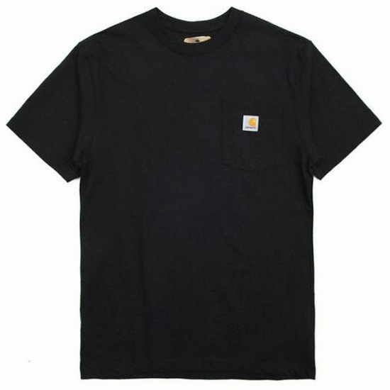 칼하트 포켓 티셔츠 K87 (블랙)