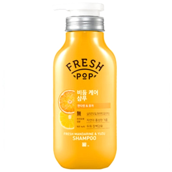 프레시팝 비듬케어 만다린 앤 유자 샴푸 500ml (4개)_이미지