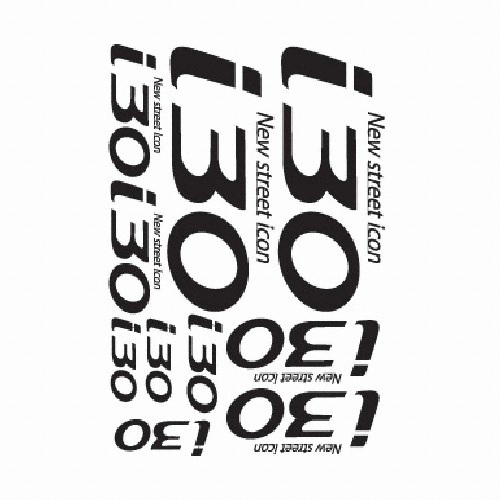 메탈맥스 금속 스티커 (i30)_이미지