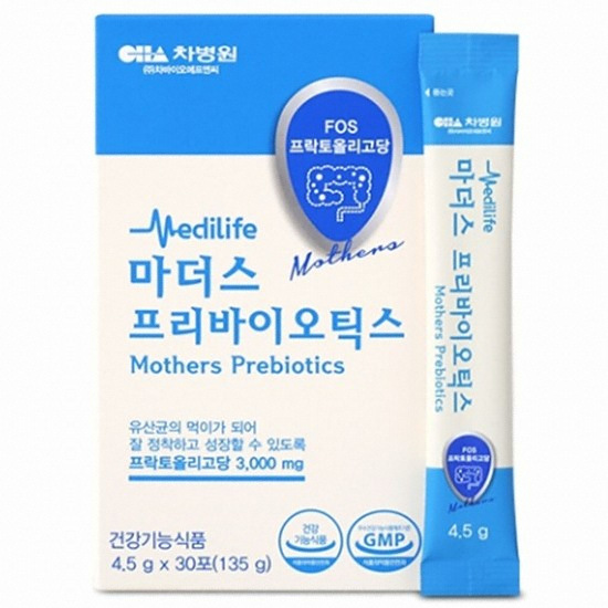차바이오에프앤씨 차병원 마더스 프리바이오틱스 4.5g 30포
