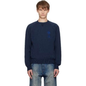 비비안웨스트우드 남성 네이비 조슈아 스웨터 252314M201005_이미지