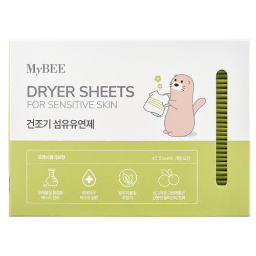 마이비 피부에순한 건조기 섬유유연제 40매 (2개)_이미지