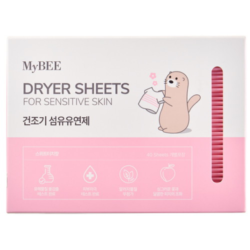 마이비 피부에순한 건조기 섬유유연제 40매 (2개)_이미지