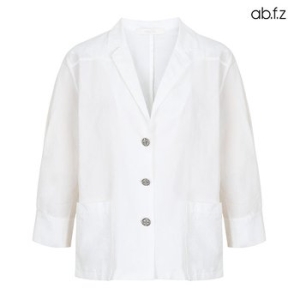 Ab.f.z 카라 버튼 셔링 여름 자켓 AFY2HB46A_이미지