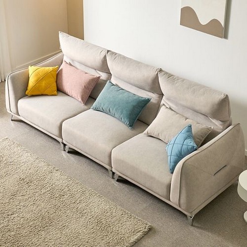 파로마 홈즈 폴린 아쿠아텍스 패브릭 소파 4인용_이미지