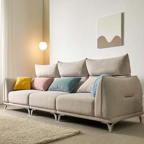 파로마 홈즈 폴린 아쿠아텍스 패브릭 소파 4인용_이미지