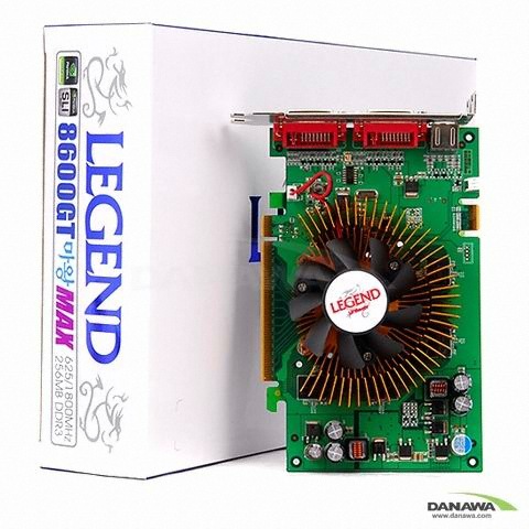 유니텍전자 LEGEND 지포스 8600GT LEGEND 마왕 MAX 256MB_이미지