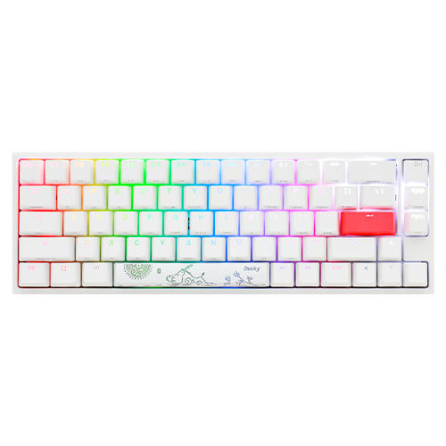 Ducky  ONE 2 SF RGB PURE WHITE PBT 이중사출 영문 [적축] 상품이미지