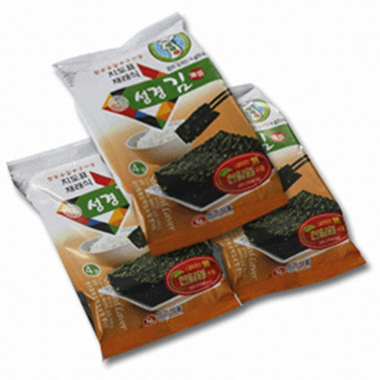 성경식품 지도표성경김 재래김 4g (128개)_이미지