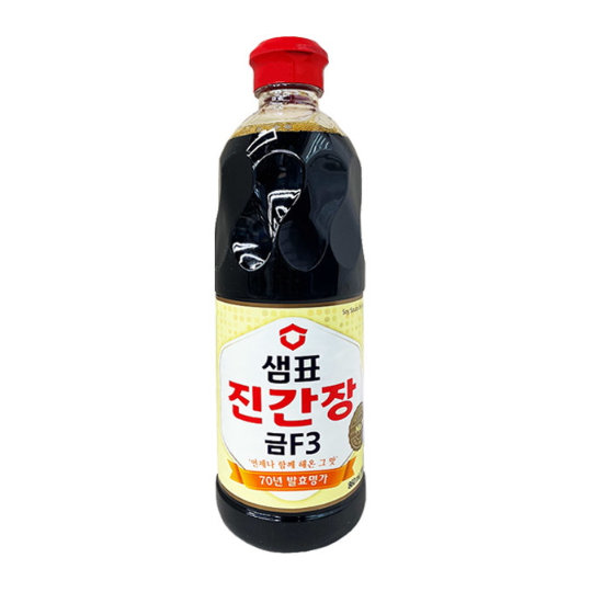 샘표 진간장 금F-3 860ml이미지입니다. 누르면 해당 게시물로 새창이동합니다.