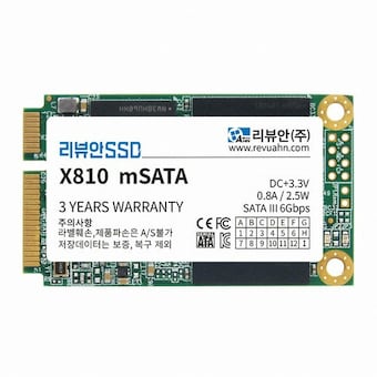 리뷰안 X810 <b>mSATA</b>