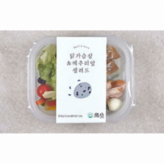 TNK 홀리셔스 닭가슴살&메추리알 샐러드 170g (5팩)_이미지