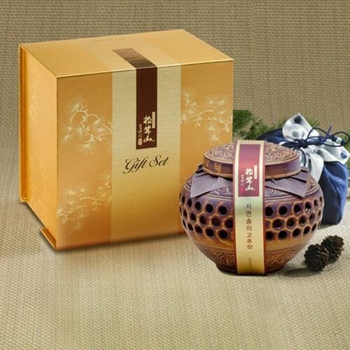 송이산영농조합 자연송이고추장 1호(도자기) 550g (1개)_이미지