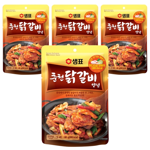 샘표 춘천 닭갈비 양념 180g (4개)_이미지