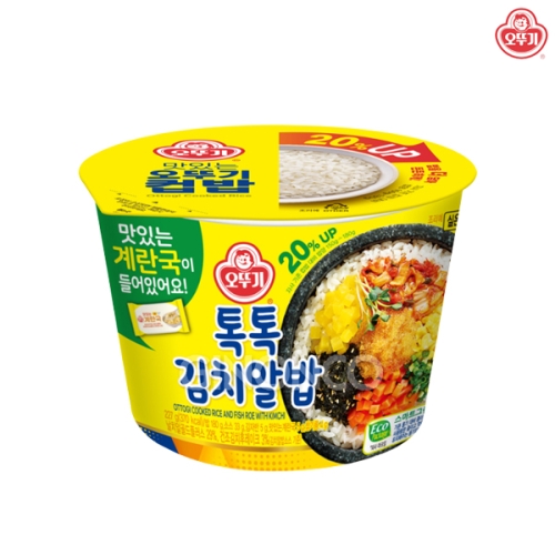 오뚜기 컵밥 톡톡 김치알밥 227g(+계란국) (2개)