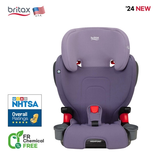 브라이텍스  NEW 하이포인트 주니어 카시트 (ISOFIX) (퍼플옴브레)