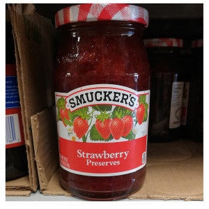 스머커즈 SMUCKERS 딸기 프리저브 Preserves 잼 510g 2개