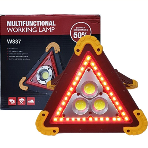 성원산업  차량용 LED 미니 삼각대 W838