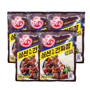 오뚜기 삼선 간짜장 해물맛 분말 100g (5개)_이미지