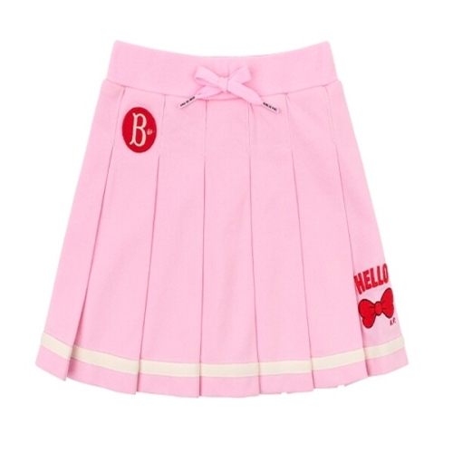 베베드피노 헬로우 리본 피케 플리츠 스커트_BP52SK432_이미지
