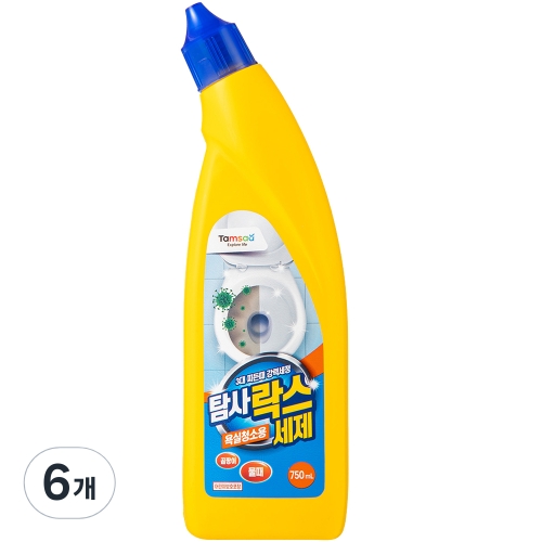 탐사 욕실청소용 락스세제 750ml 6개