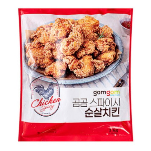 곰곰 스파이시 순살치킨 1kg (2개)