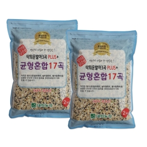 대한농산 발아 3곡 + 혼합 17곡 2kg (2개)_이미지