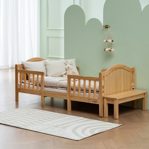 쁘띠라뺑 샐리2in1 토들러 침대 (견면)_이미지