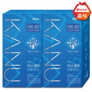 동서식품 카누 미니 아이스 블렌드 아메리카노 120개입 (2개)