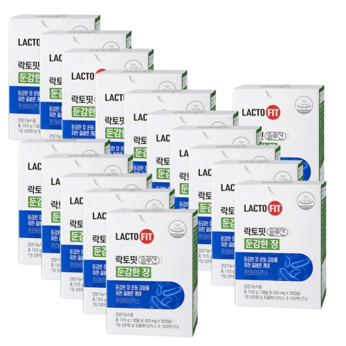 종근당건강 락토핏 솔루션1 둔감한 장 450mg 30캡슐 (16개)_이미지