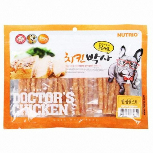 라이코스펫 치킨박사 안심쌀스틱 300g