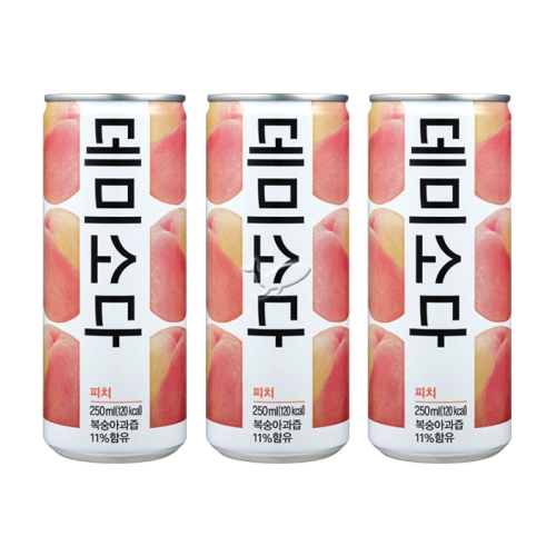 동아오츠카 데미소다 피치 250ml (10개)_이미지