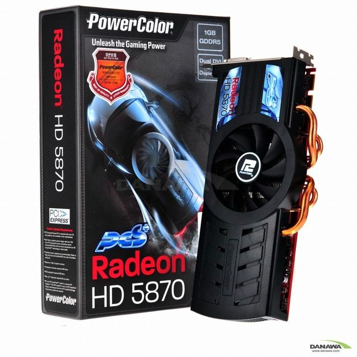 PowerColor �󵥿� HD 5870 PCS+ D5 1GB ���