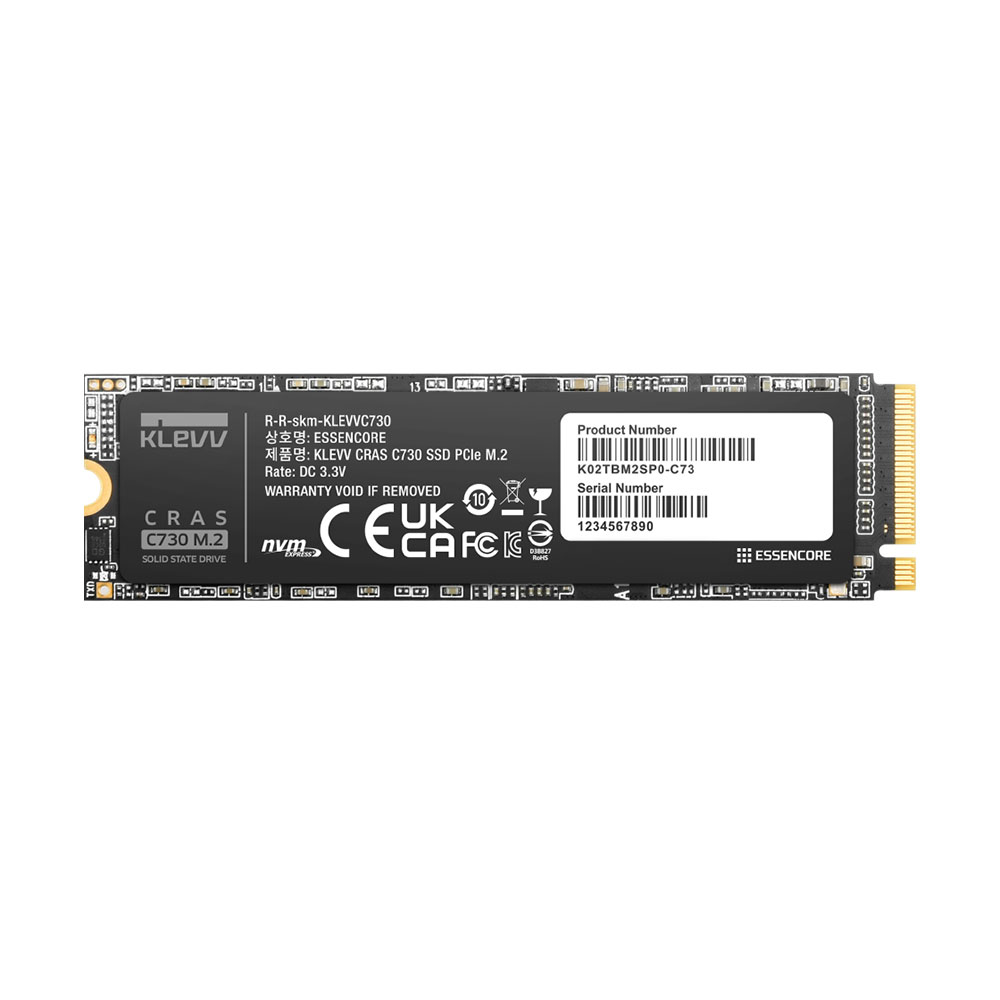 ESSENCORE KLEVV CRAS C730 M.2 NVMe이미지입니다. 누르면 해당 게시물로 새창이동합니다.