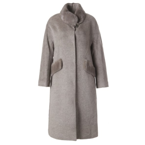 조순희 블랙프라이데이 밍크 포인트 알파카 코트FKWC522GY_이미지