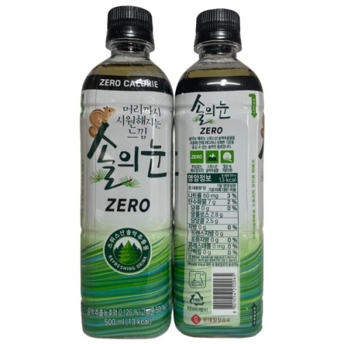 롯데칠성음료 솔의눈 제로 500ml (12개)_이미지