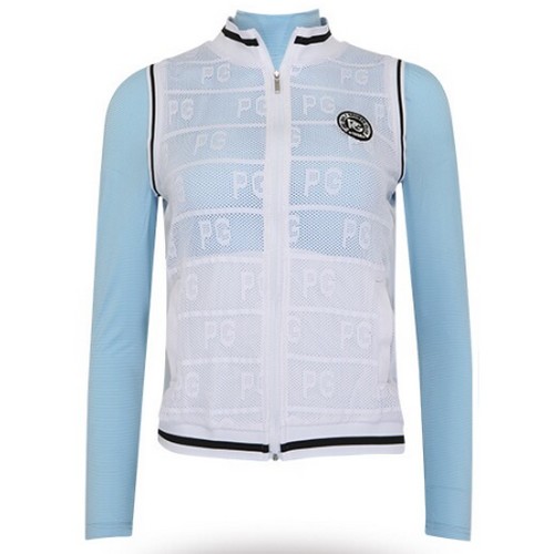 프리마골프 써니 풀집업 망사 조끼 AVM3JN6015