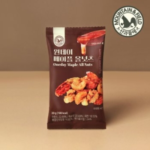 산과들에 원데이 메이플 올넛츠 20g (20개)