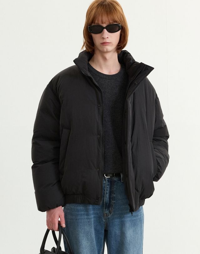 TNGT European-goose Down Puffer Black TNJU5F201BK_이미지